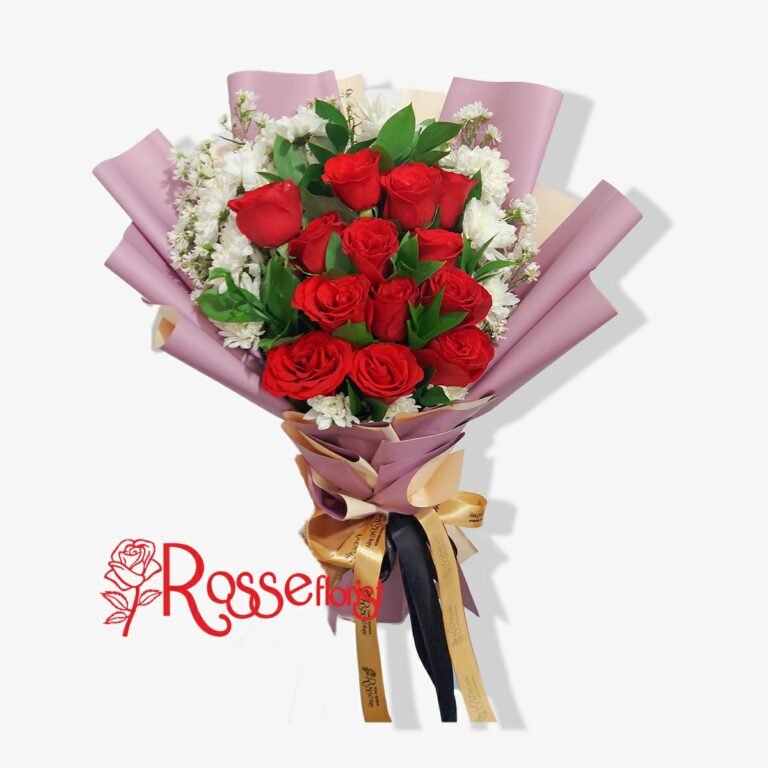 toko bunga tasikmalaya rosse florist hand bouquet 08